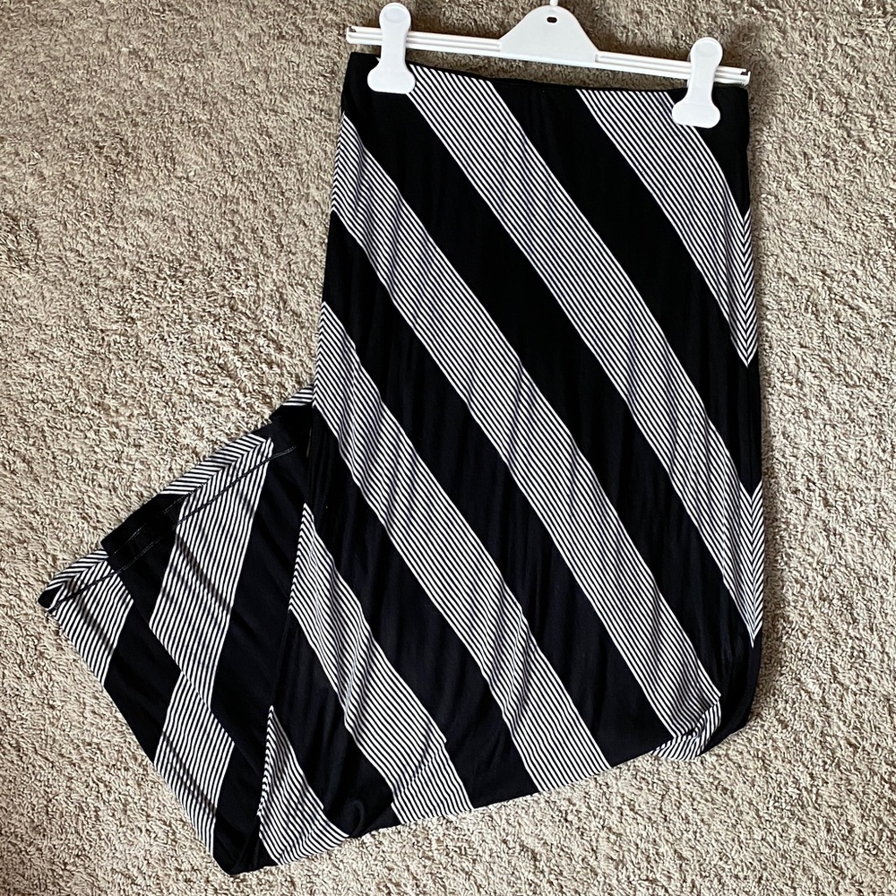 Max Studio Striped Maxi Skirt